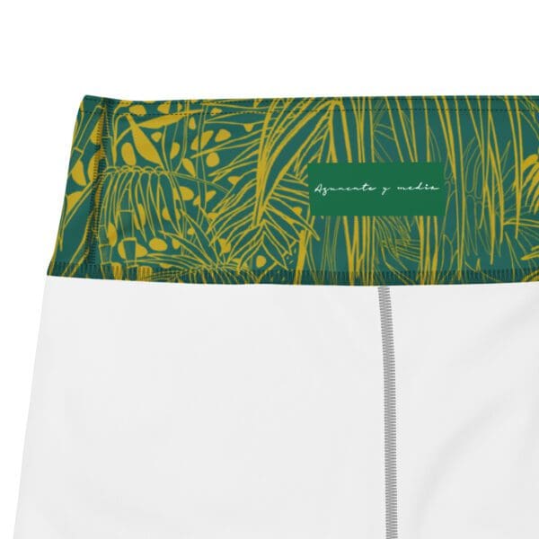 Leggings Mujer Botanico Amarillo 1